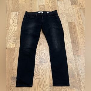 Frame Denim Women's Le Garçon Black Straight Jeans Size 26